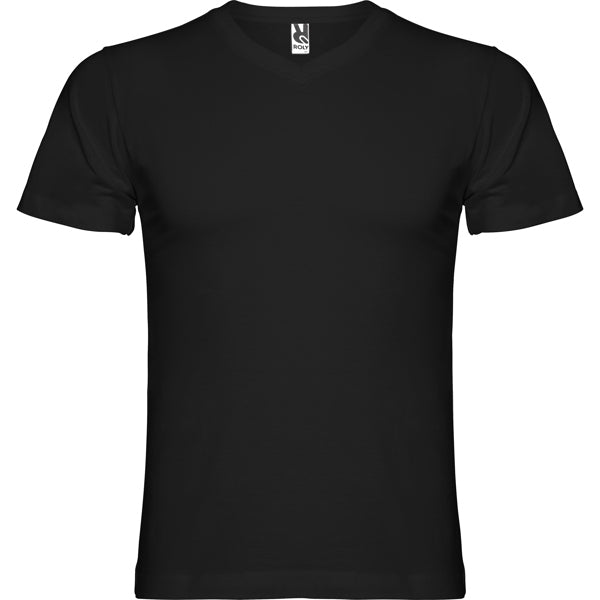 Camiseta de pico manga corta Samoyedo personalizada