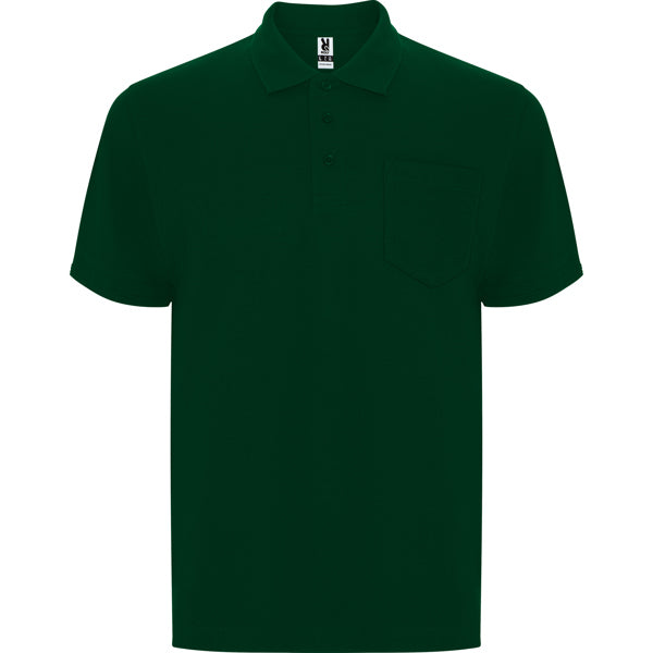 Polo de manga corta con bolsillo personalizado