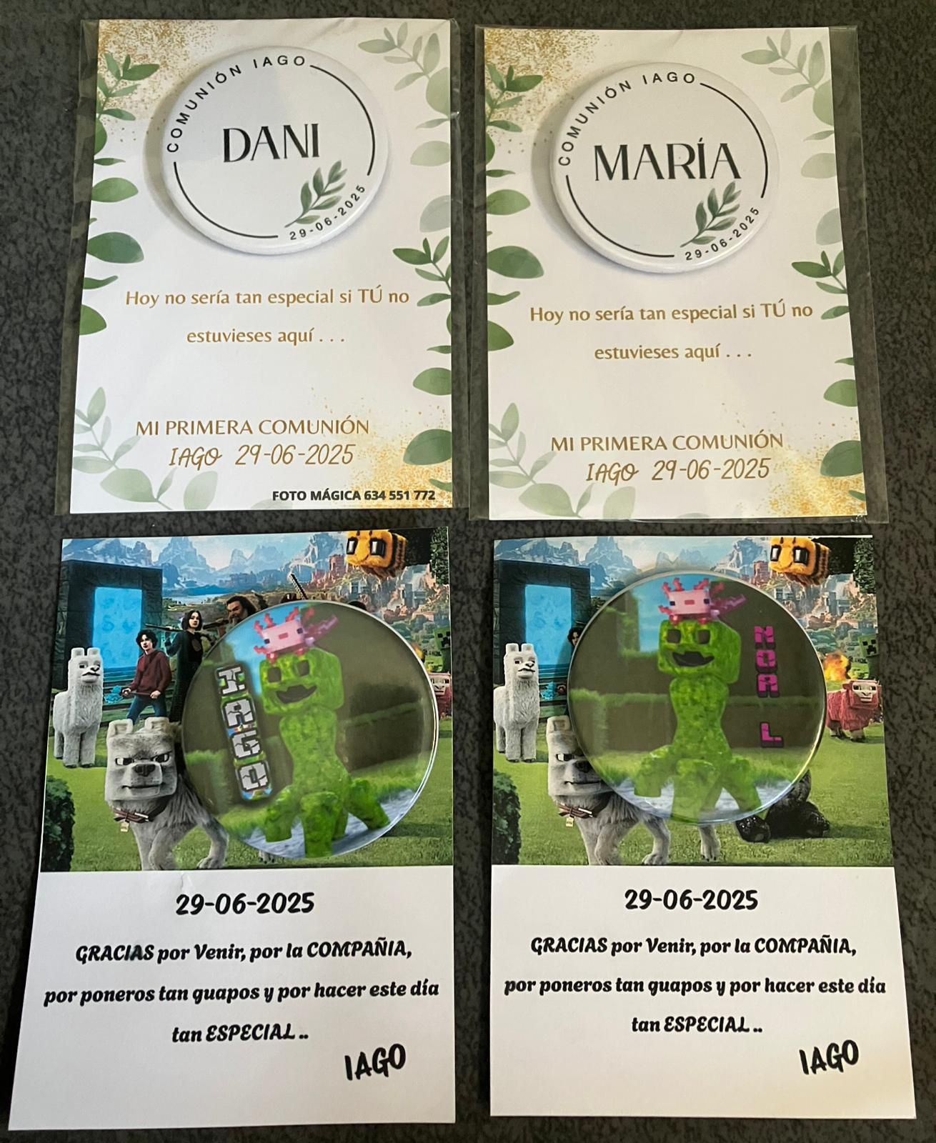 Imán cuadrado personalizado
