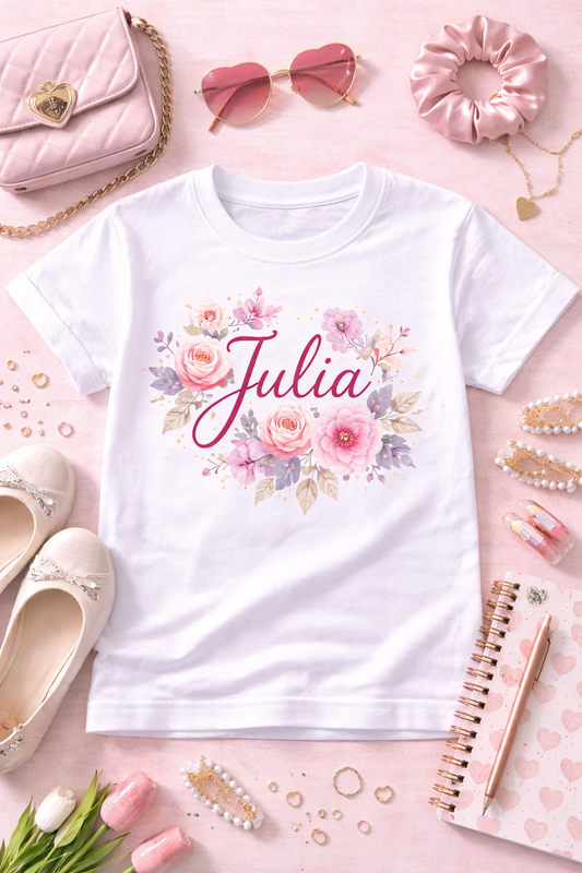 Camiseta personalizada para niñas