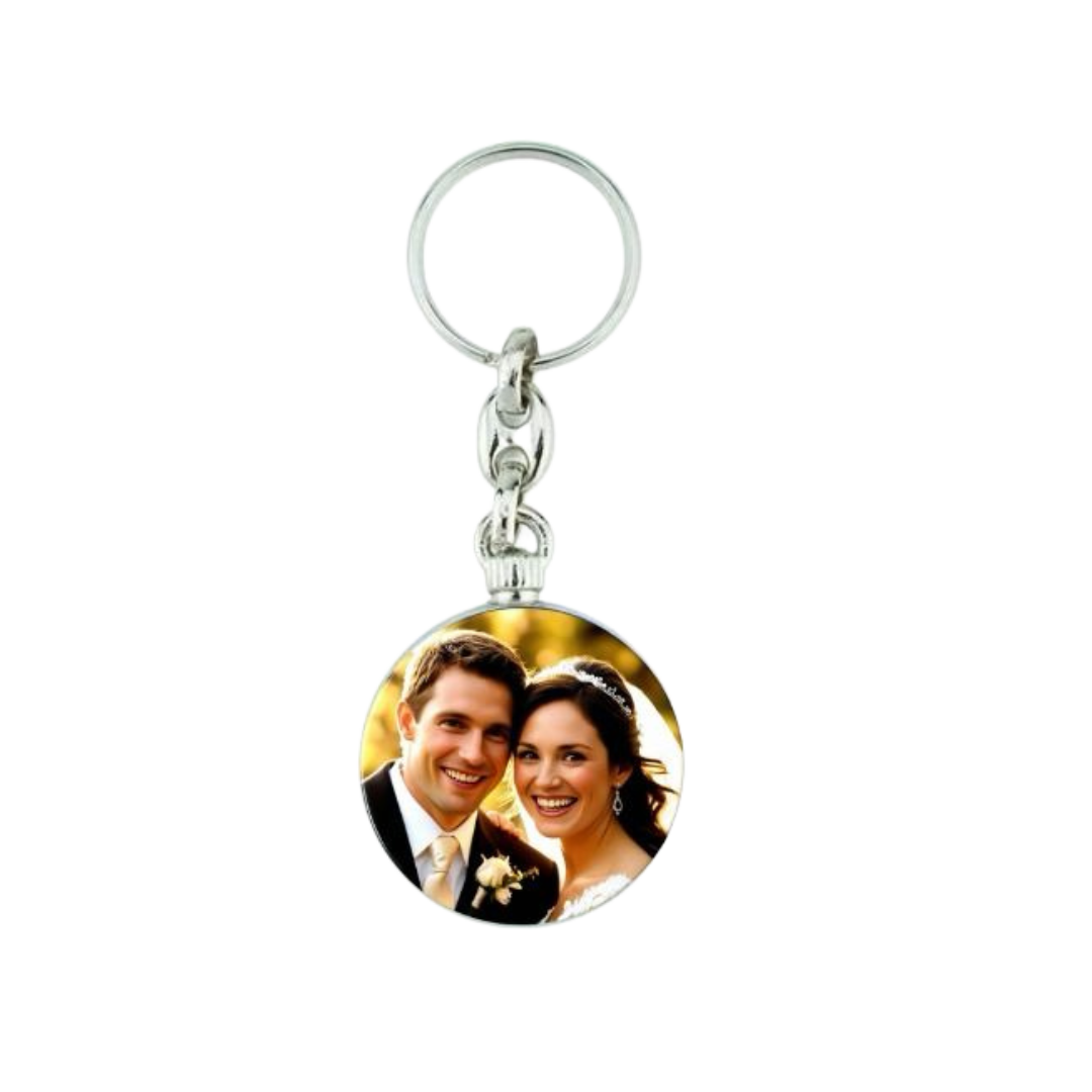 Llaveros de bodas caras Iniciales