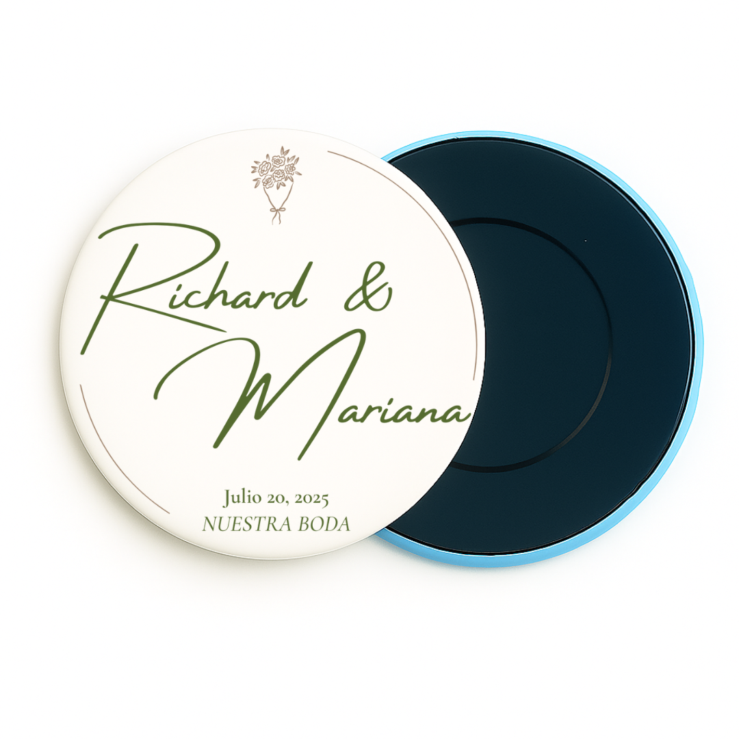 Imanes personalizados para bodas eventos regalos detalles festividades