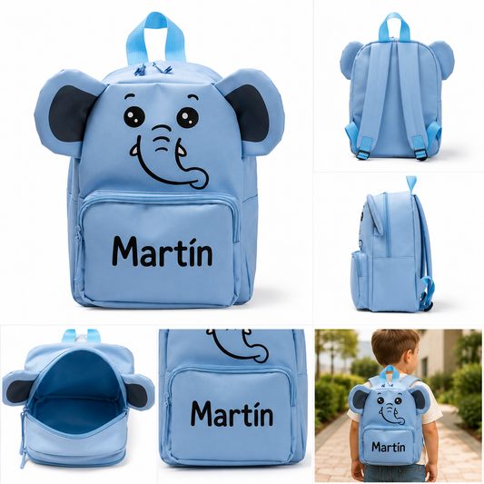 Mochila Elefante Personalizada con Nombre