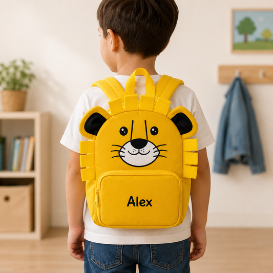 Mochila León Personalizada con Nombre