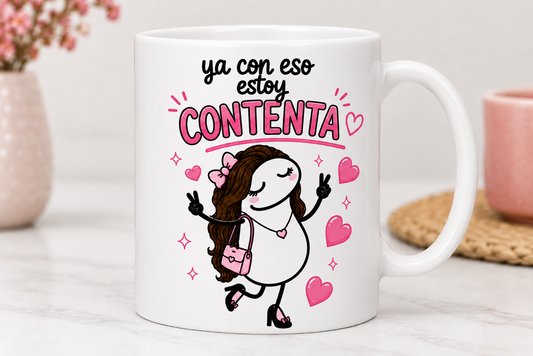 Taza divertida "90-60-90"