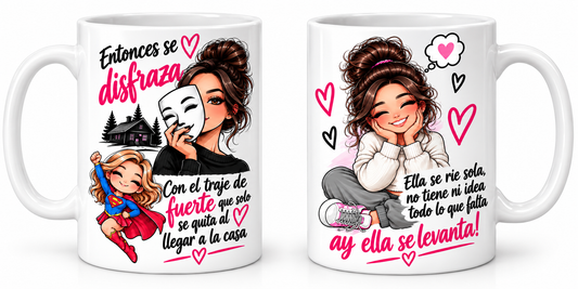Taza “Ella se levanta”