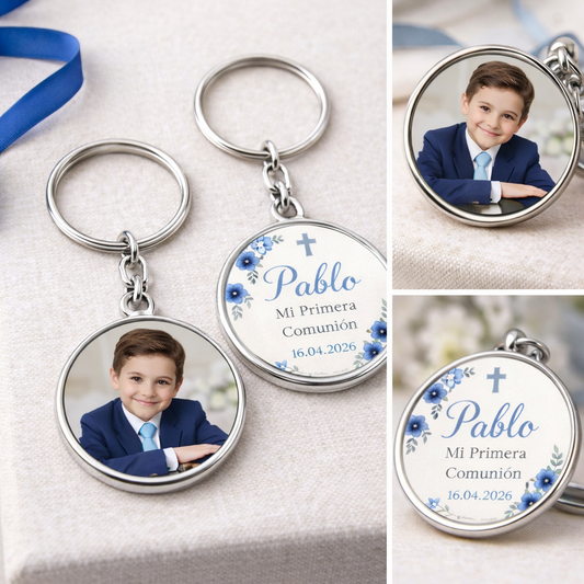 Llavero personalizado  – Comunión niño