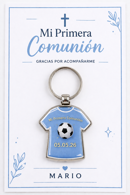 Llavero personalizado para eventos – Hecho a mano con nombre y fecha