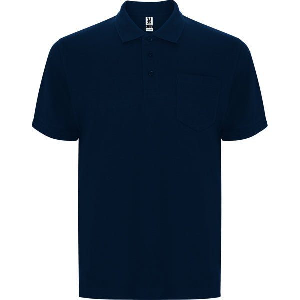 Polo de manga corta con bolsillo personalizado