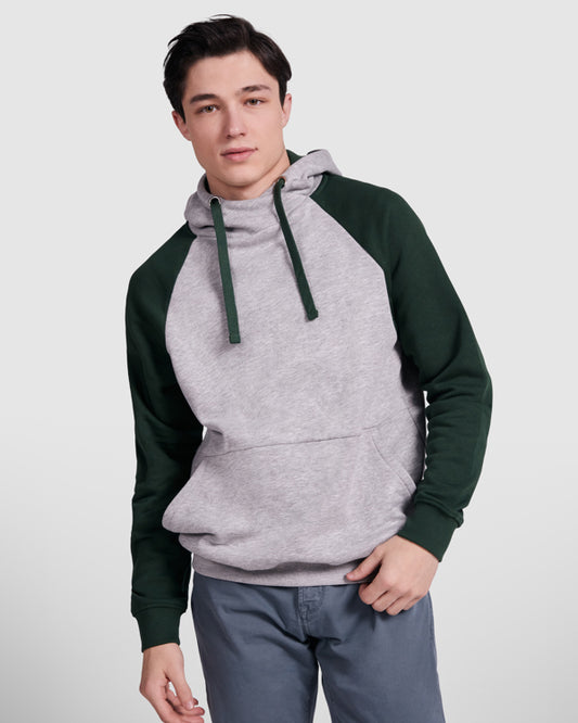 Sudadera bicolor unisex personalizada