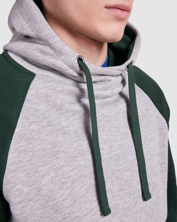 Sudadera bicolor unisex personalizada