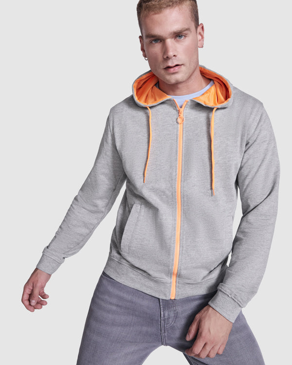 Sudadera con capucha y cremallera personalizada