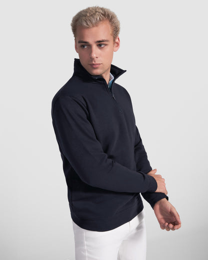 Sudadera cuello alto Aneto personalizada