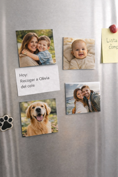 Pack de 3 imanes personalizados con foto