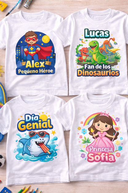 Camisetas personalizadas para niños