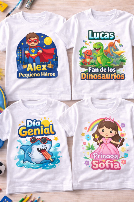 Camisetas personalizadas para niños