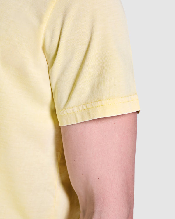 Camisetas de manga corta acabado ácido personalizada