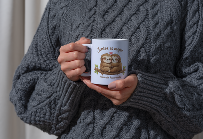 Taza de cerámica perezoso regalo original