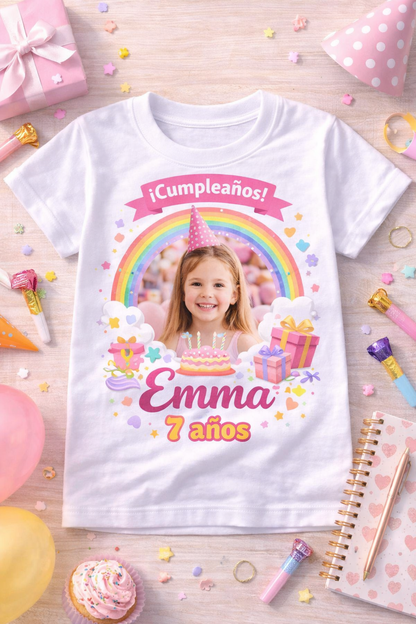 Camiseta personalizada para niñas