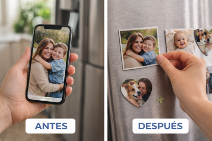 Pack de 3 imanes personalizados con foto