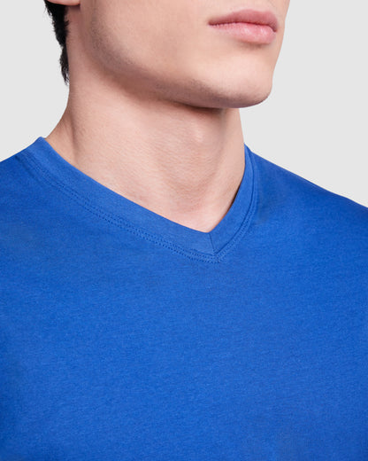 Camiseta de pico manga corta Samoyedo personalizada