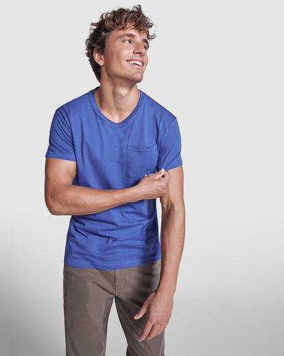 Camiseta manga corta con bolsillo Tekel personalizada