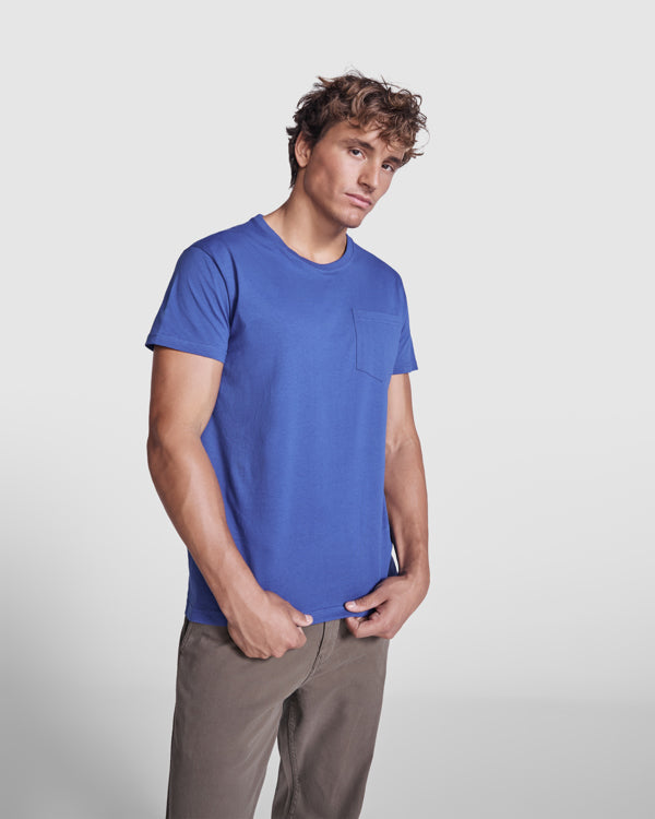 Camiseta manga corta con bolsillo Tekel personalizada