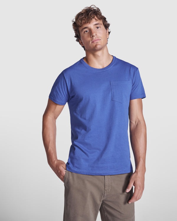 Camiseta manga corta con bolsillo Tekel personalizada