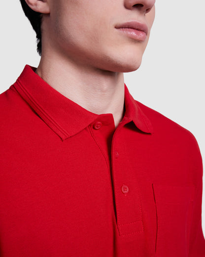 Polo de manga corta con bolsillo personalizado