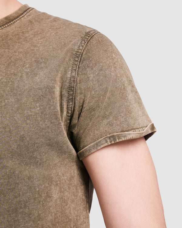 Camiseta de manga corta efecto Jeans personalizada