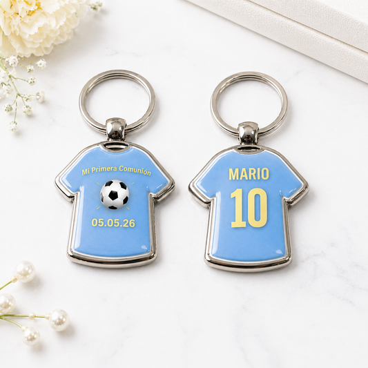 Llavero personalizado para eventos – Hecho a mano con nombre y fecha