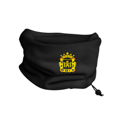 Braga gorro en acabado polar con ajustador elástico.