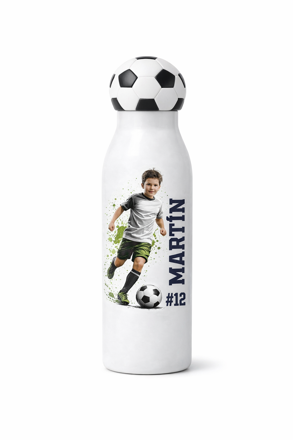 Botella térmica personalizada de FÚTBOL
