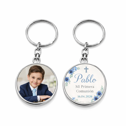 Llavero personalizado  – Comunión niño