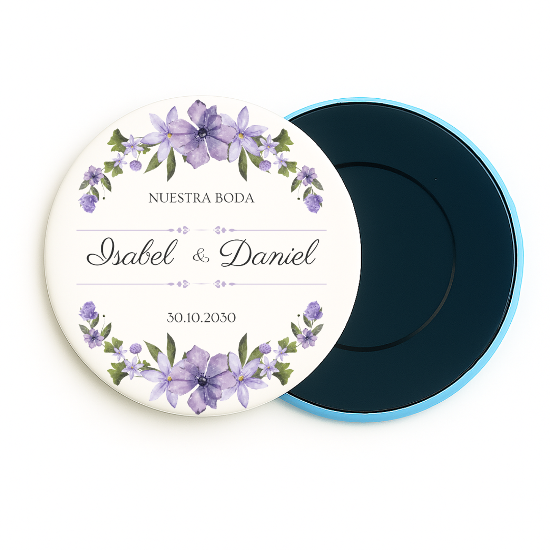 Imán Boda de Flor