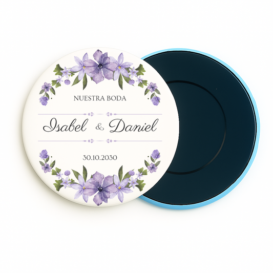 Imán Boda de Flor