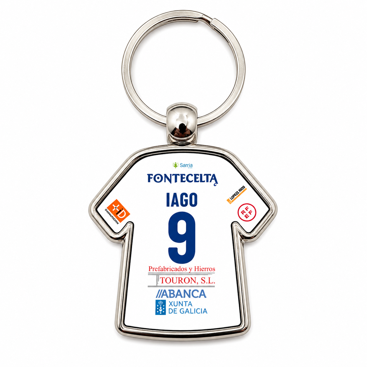 Llavero camiseta fútbol 
