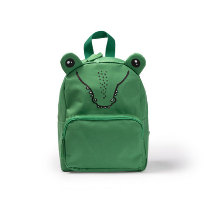 Mochilas para el colegio infantil cocodrilo clase niños niñas vuelta al cole verde libros estudio