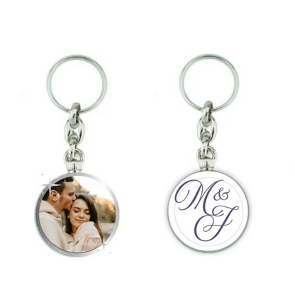 Llavero doble cara Foto Boda