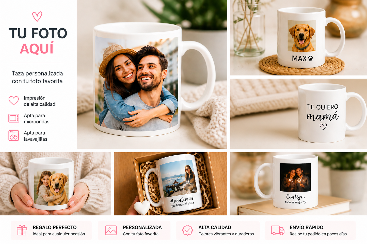 Taza personalizada con foto