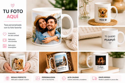 Taza personalizada con foto