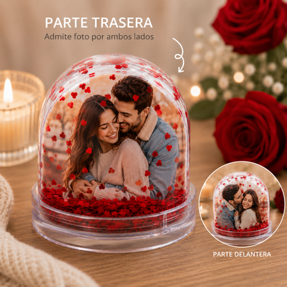 Bola de nieve personalizada con foto | Regalo original