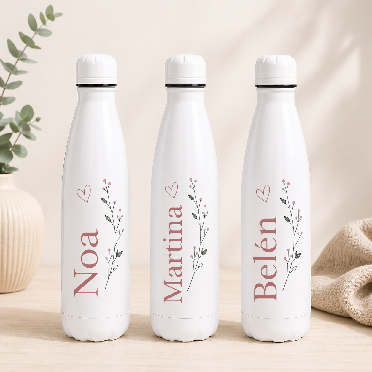 Botella Termica personalizada con Nombre -500ML