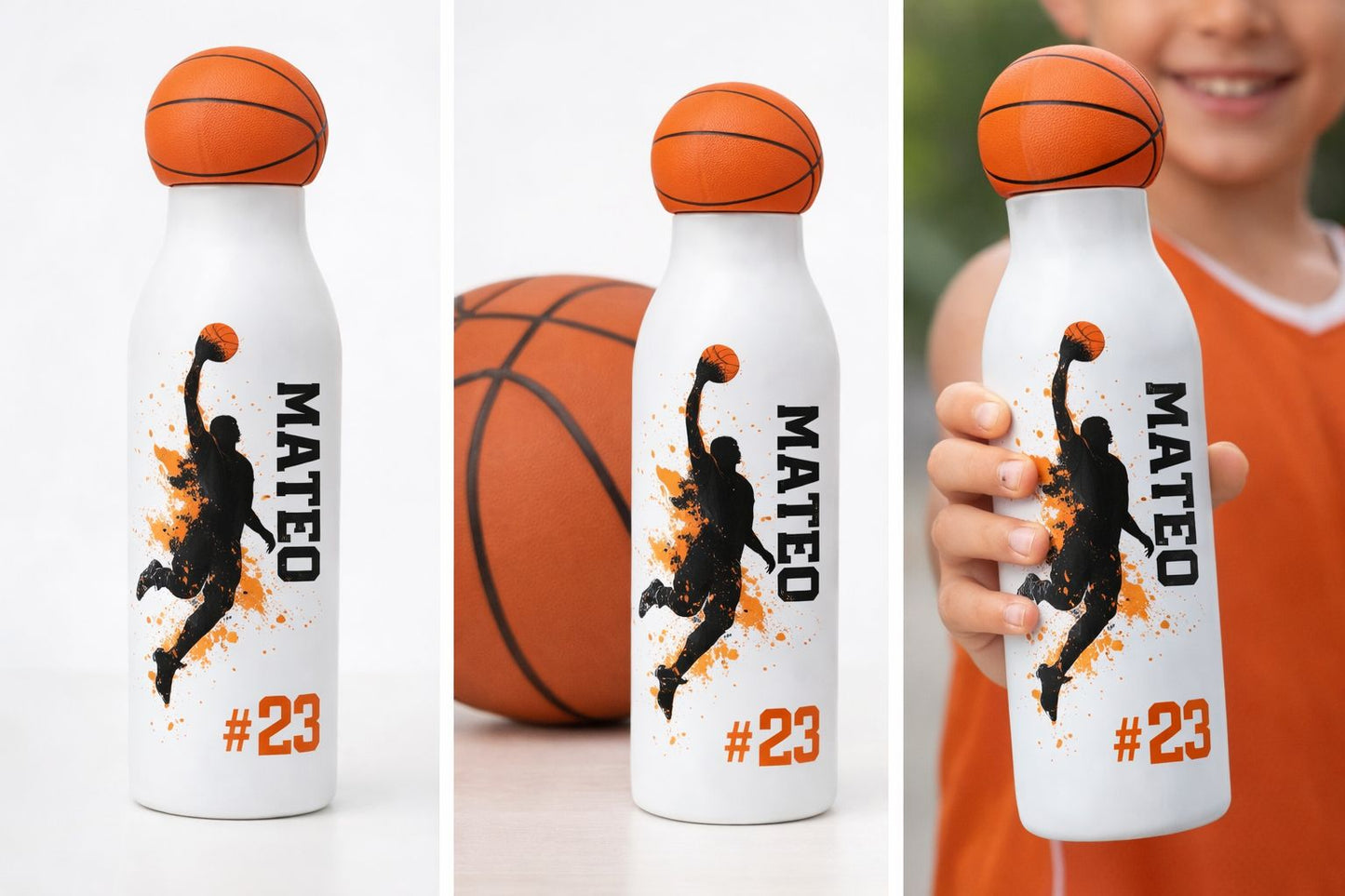 Botella térmica personalizada de BALONCESTO