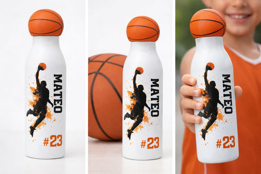 Botella térmica personalizada de BALONCESTO