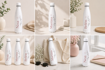 Botella Termica personalizada con Nombre -500ML