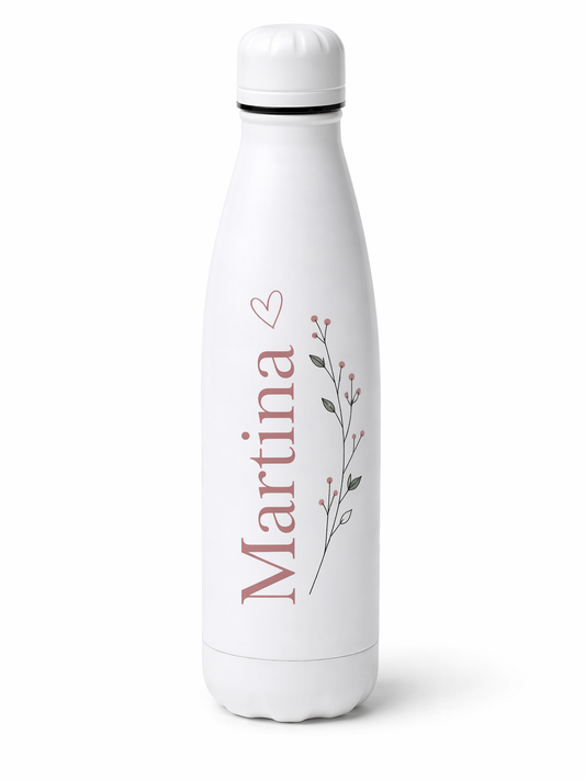 Botella Termica Elegante con Nombre