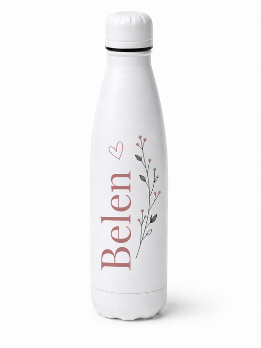 Botella Termica Elegante con Nombre