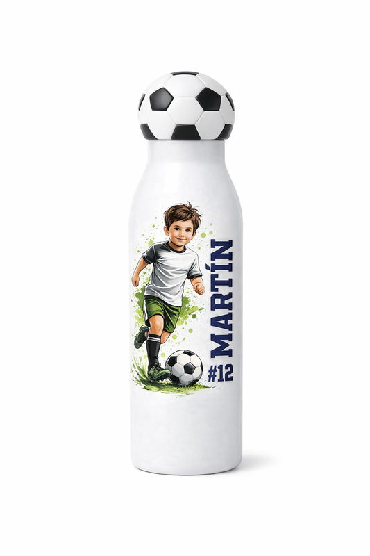 Botella térmica personalizada de FÚTBOL