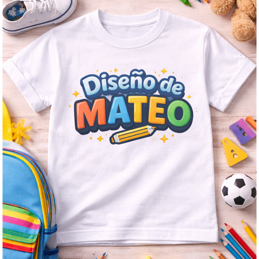 camiseta para niños